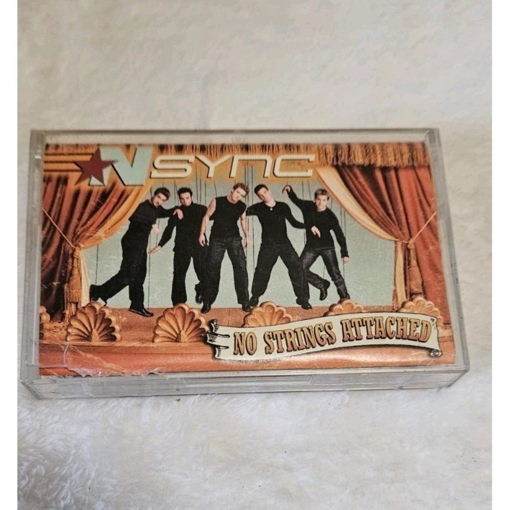 NSYNC No Strings Attached 2000 Vintage Cassette Tape Jive Records Y2K Pop